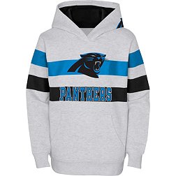 NFL Team Apparel Youth Carolina Panthers Dynamic Duo Grey Pullover Hoodie