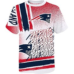 NFL Team Apparel Youth New England Patriots Game Time White T-Shirt