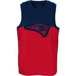 NFL Team Apparel Youth New England Patriots Revitalize Navy Tank Top