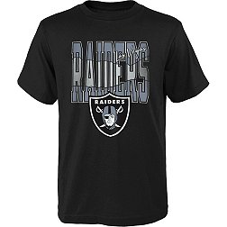 NFL Team Apparel Youth Las Vegas Raiders Playbook Black T-Shirt