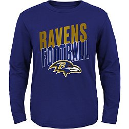 NFL Team Apparel Youth Baltimore Ravens Showtime Team Color T-Shirt