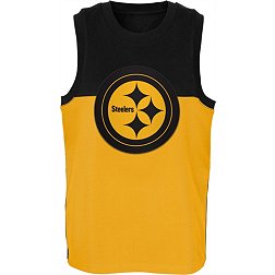 NFL Team Apparel Youth Pittsburgh Steelers Revitalize Black Tank Top