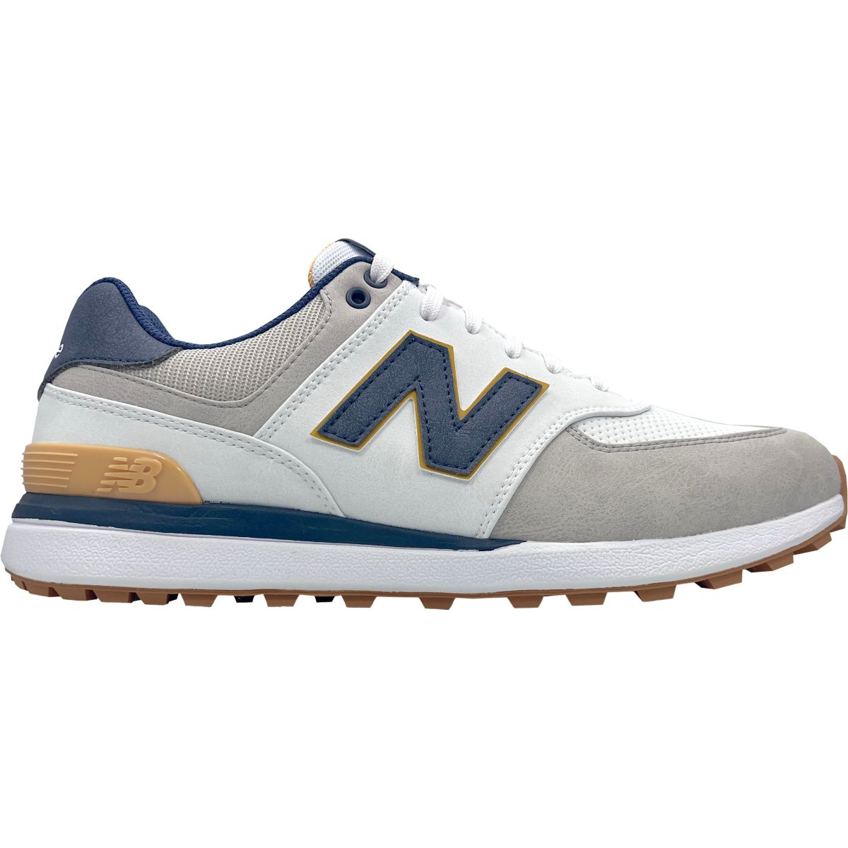 USモデル ニューバランス ゴルフ シューズ メンズ ブライトン V2 緑 白 New Balance Men's Brighton V2 Golf Shoe | Fiddler's Green