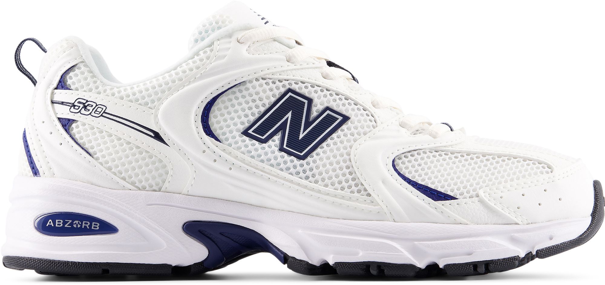 White/Dark Blue