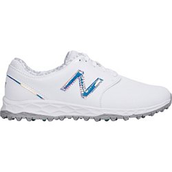 New Balance Women's Fresh Foam Linkssl V2 Golf Shoe, White/Rose
