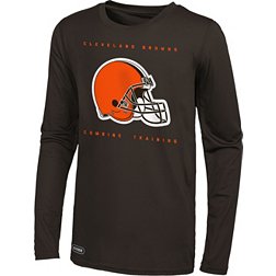 NFL Combine Men's Cleveland Browns Side Drill Long Sleeve T-Shirt