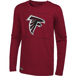 NFL Combine Men's Atlanta Falcons Side Drill Long Sleeve T-Shirt