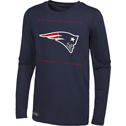 NFL Combine Men's New England Patriots Side Drill Long Sleeve T-Shirt