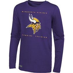 NFL Combine Men's Minnesota Vikings Side Drill Long Sleeve T-Shirt