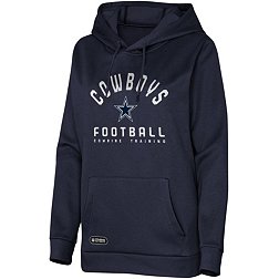 NFL Combine Women's Dallas Cowboys Game Hype Navy Pullover Hoodie