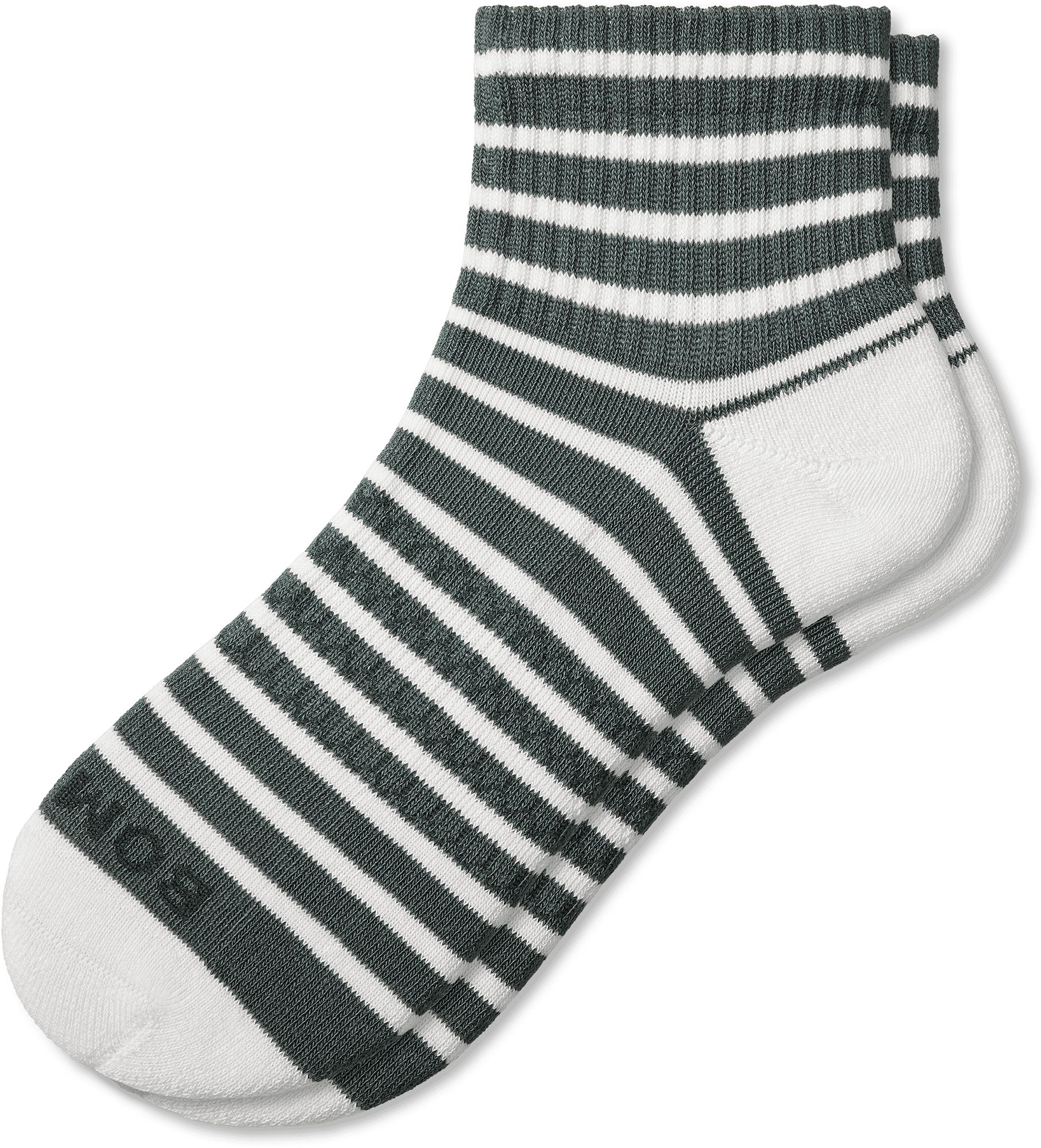 Bombas Solid Striped Quarter Socks