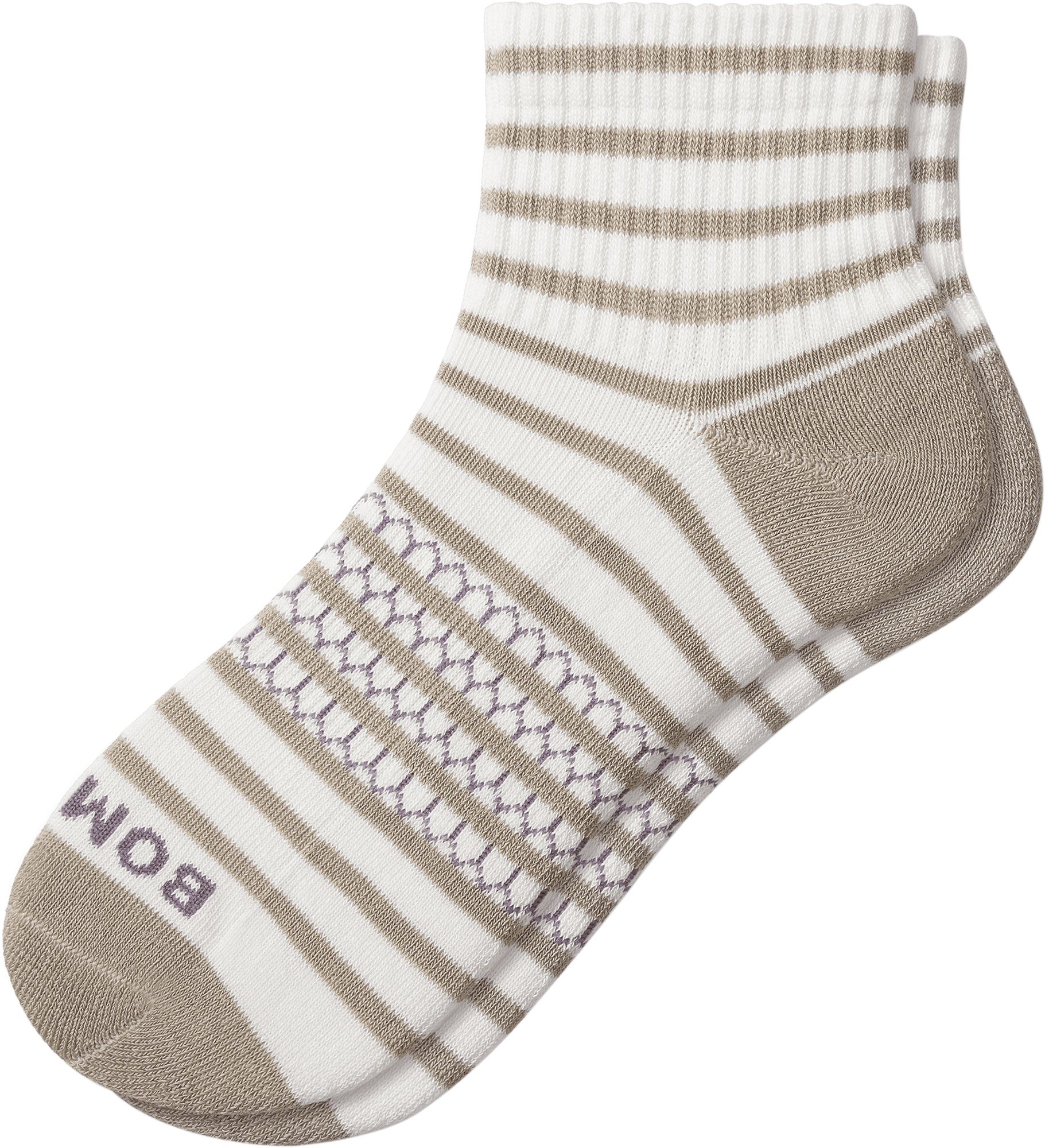 Bombas Women's Solid Striped Quarter Socks