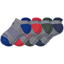 Bombas Youth Ankle Socks - 4 Pack