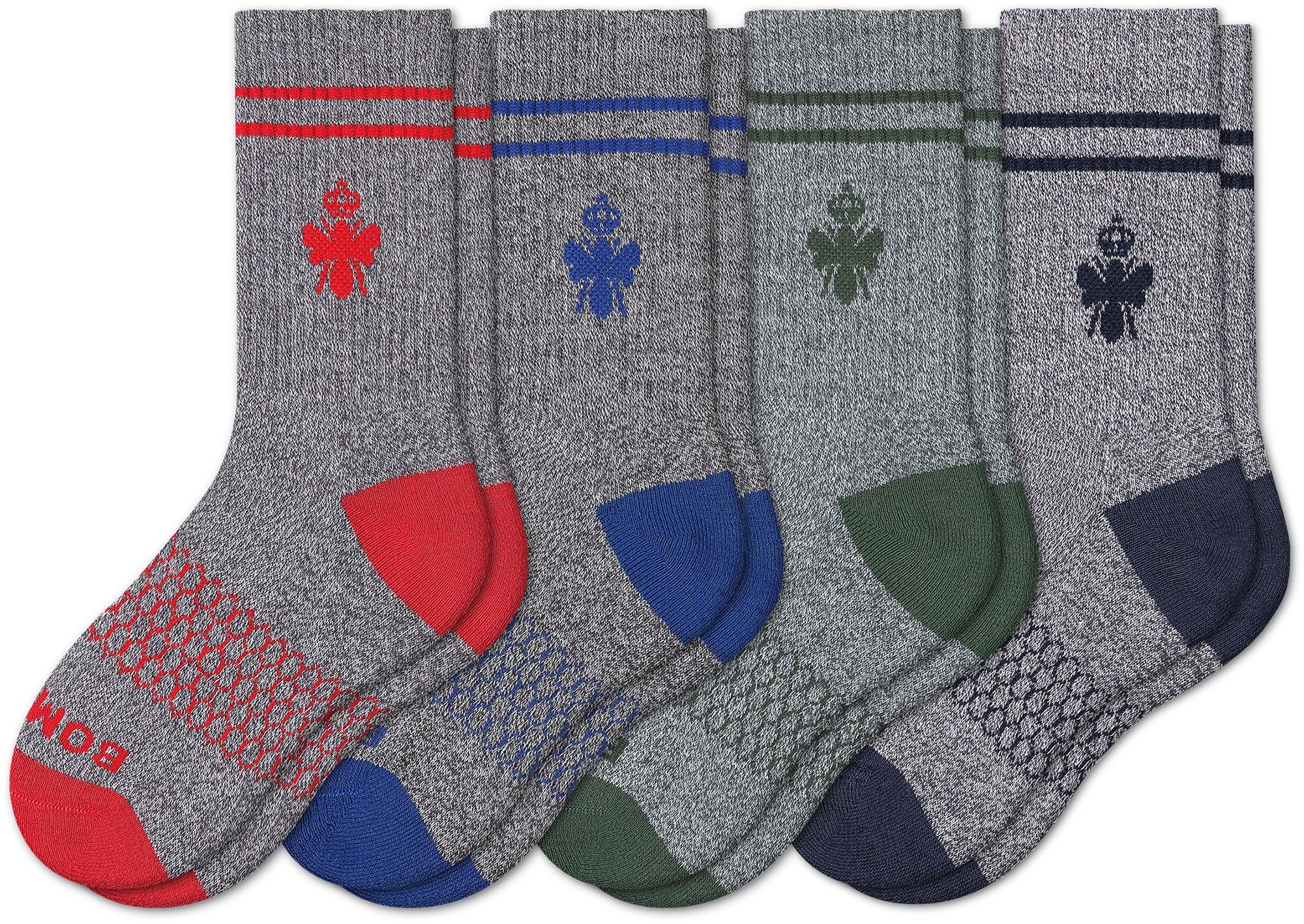 Bombas Youth Originals Calf Socks - 4 Pack