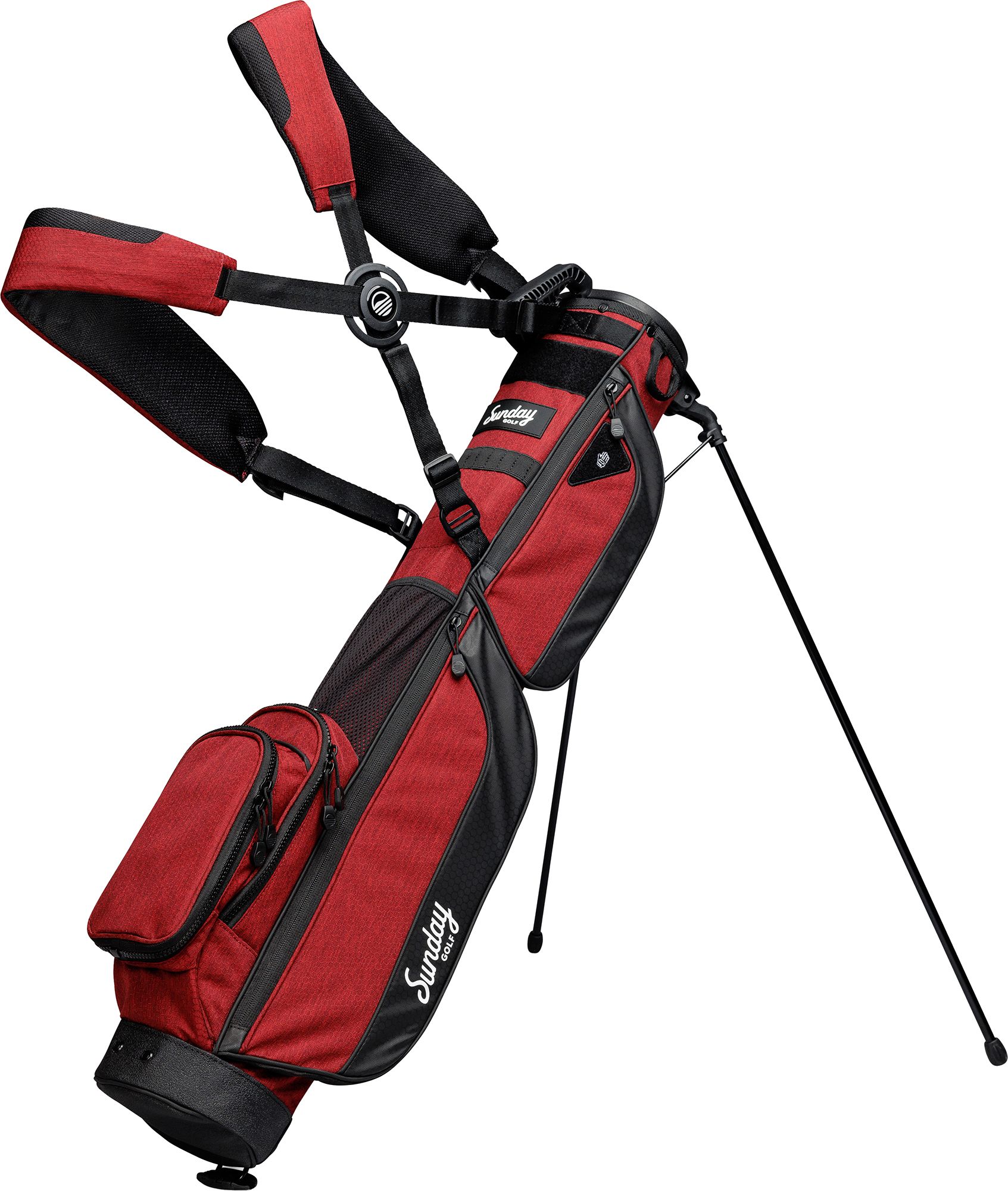 Sunday Golf Loma XL Stand Bag, Men's, Burgundy