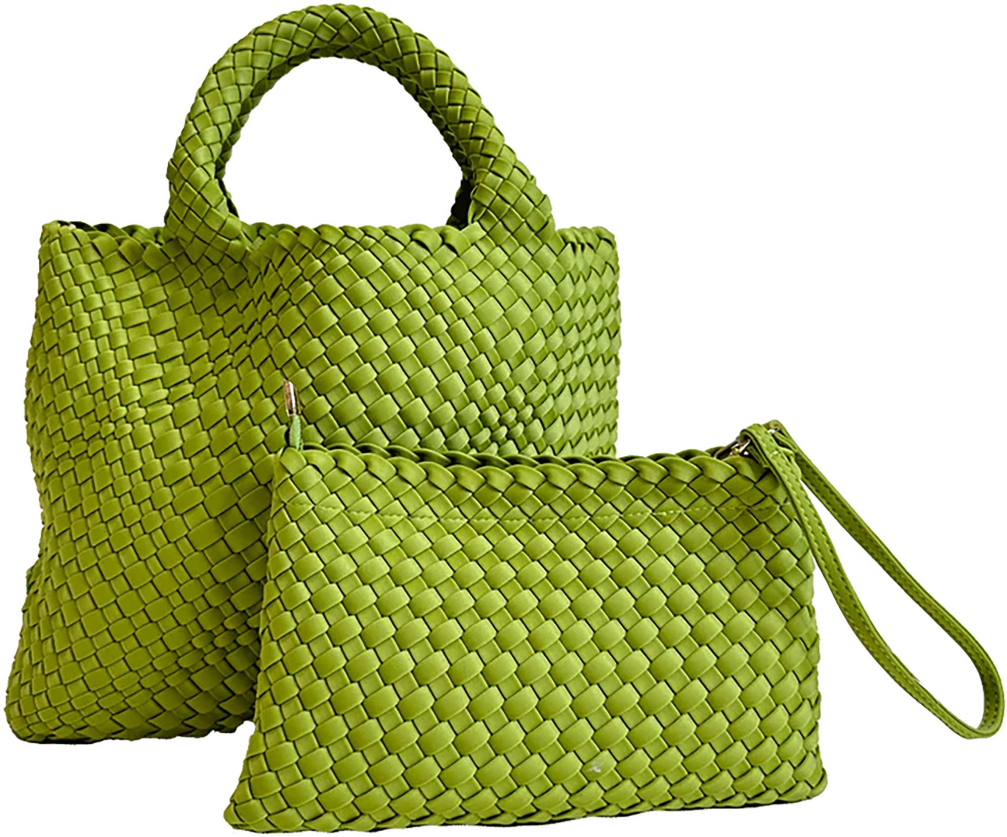 AhDorned Lily Woven Neoprene Tote - Yellow