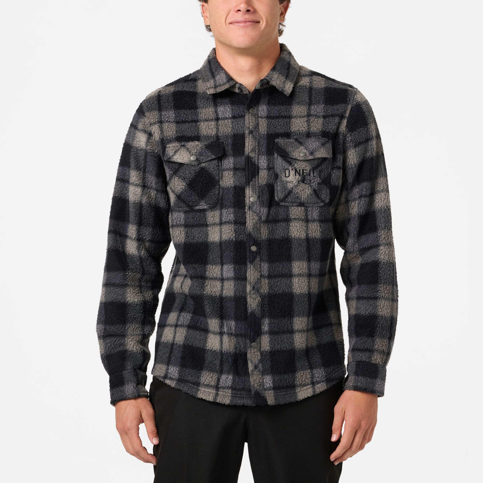 O'Neill Men's Glacier Plaid Superfleece Shirt