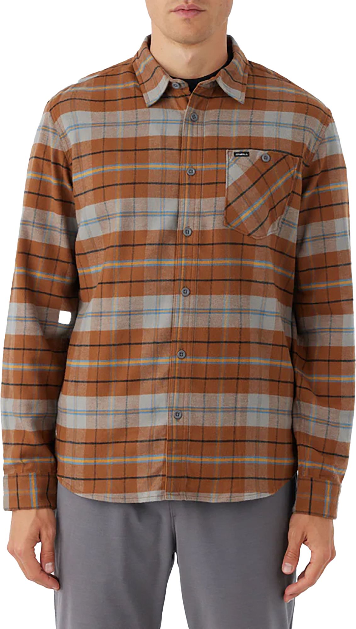O'Neill Men's Redmond Plaid Stretch Flannel Shirt