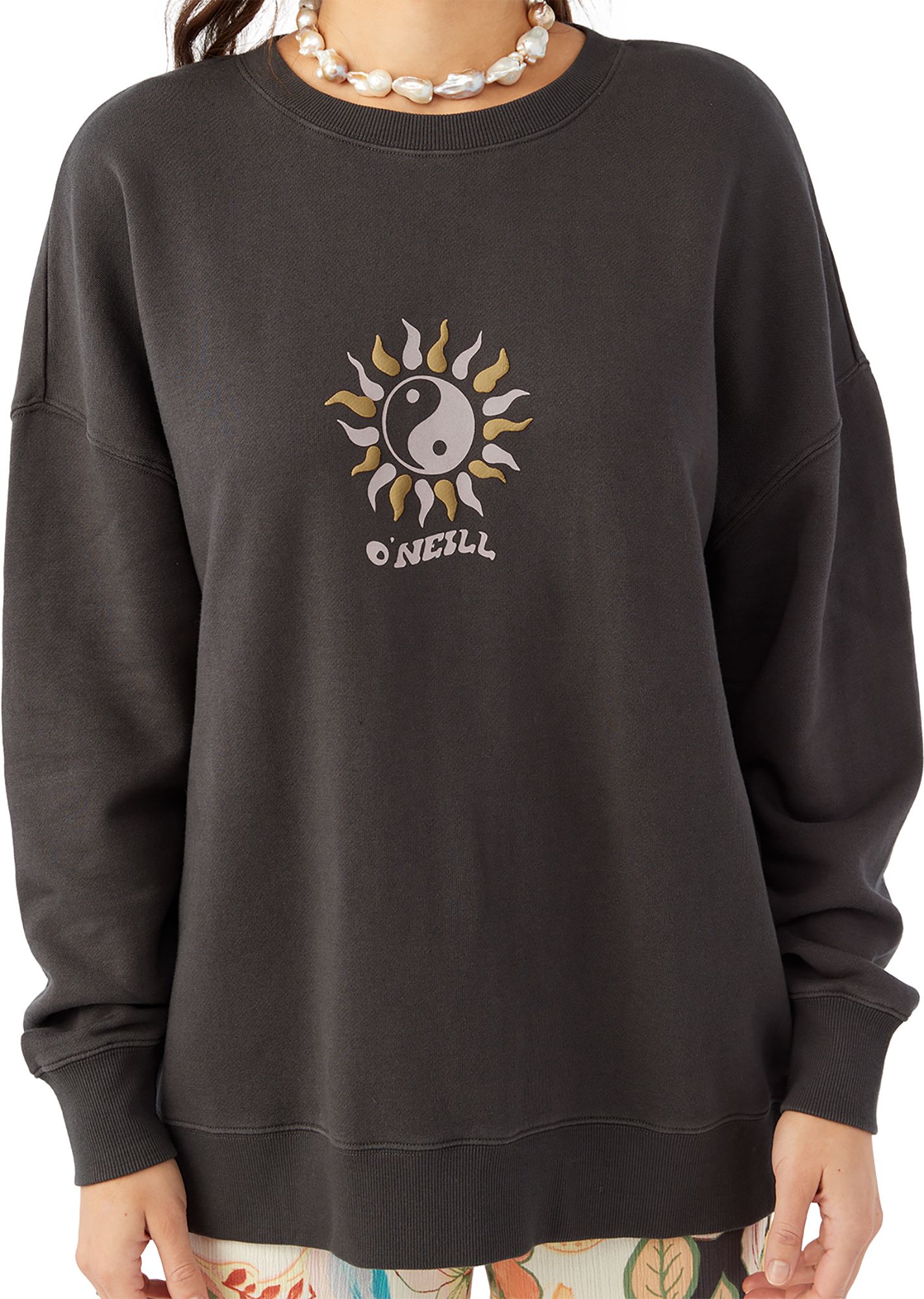 O'Neill Women's Choice Crew Oversized Fleece Shirt