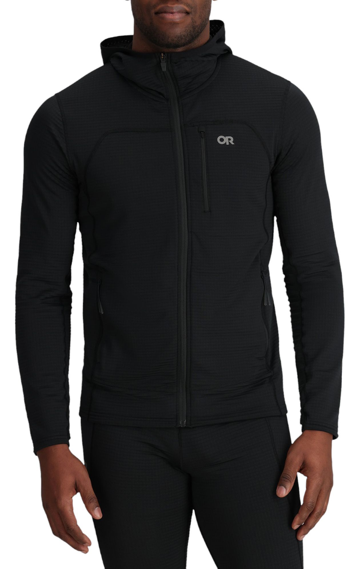 Outdoor Research Men&amp;#x27;s Vigor Grid Fleece Full Zip Hoodie