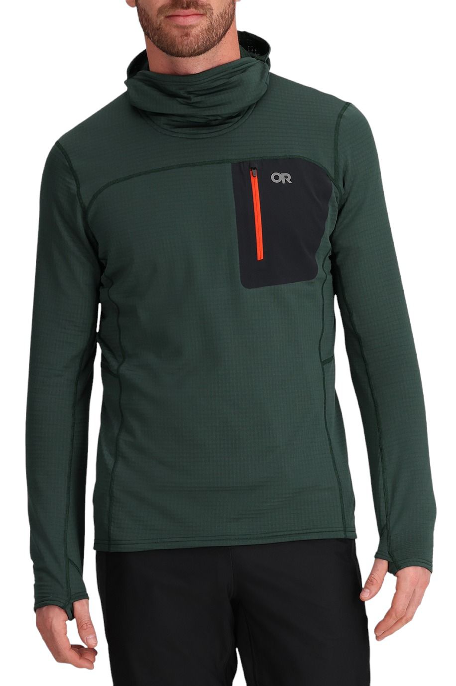 Outdoor Research Men's Vigor Grid Fleece Pullover Hoodie