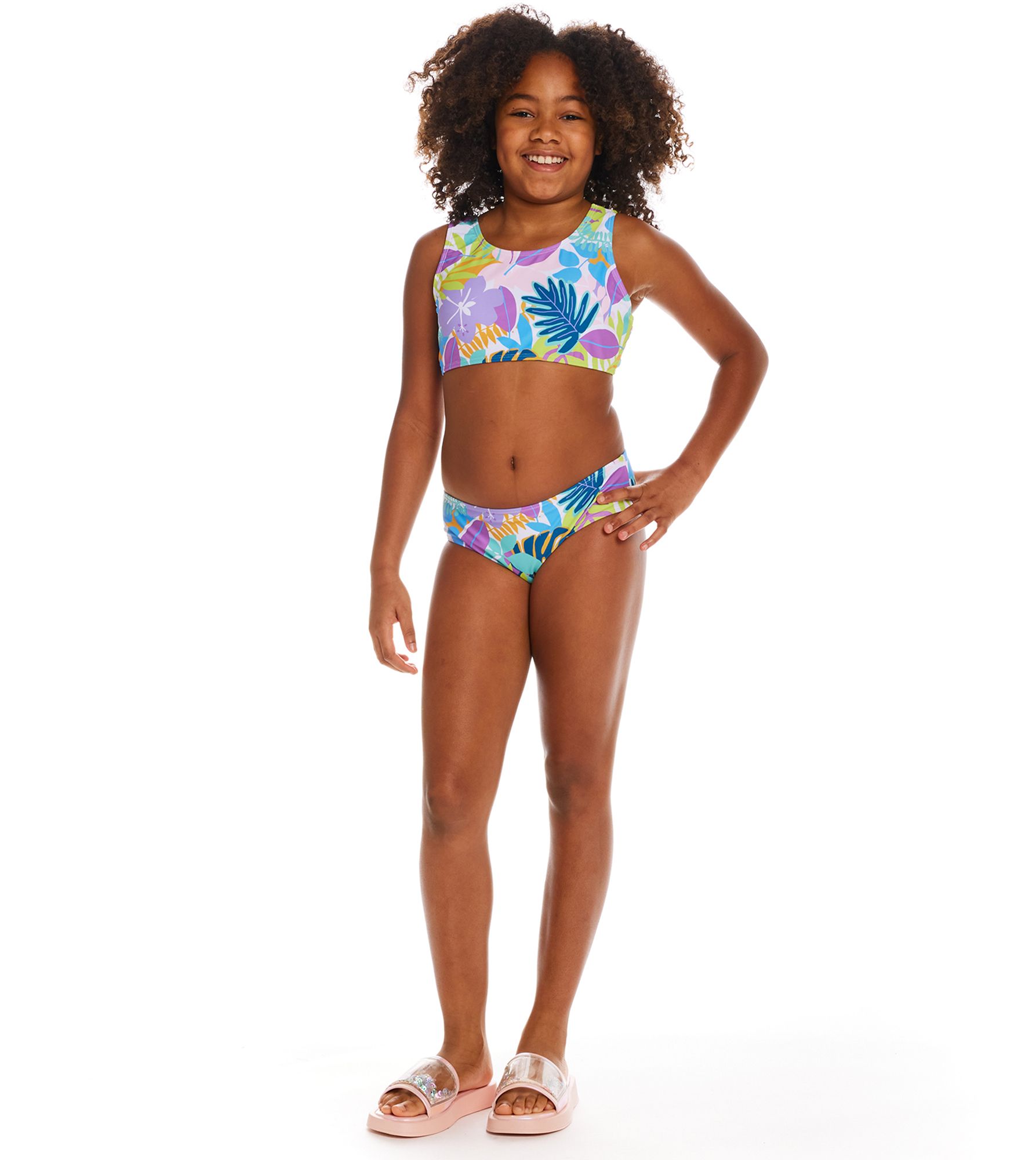 Andy &amp; Evan Girls' Two-Piece Swimsuit