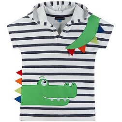 Andy & Evan Little Kids' Striped Croc French Terry Cover-Up