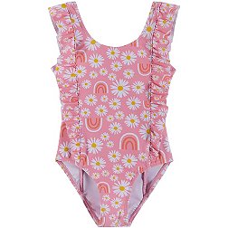 Andy & Evan Girls' Ruffled One-Piece Swimsuit