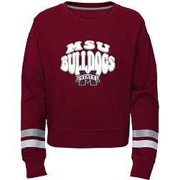 Gen2 Girls' Mississippi State Bulldogs Maroon 70's Crewneck Sweatshirt