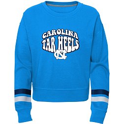Gen2 Girls' North Carolina Tar Heels Blue 70's Crewneck Sweatshirt