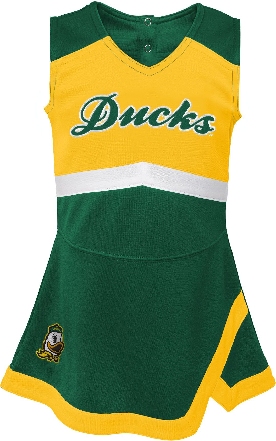 Gen2 Girls' Oregon Ducks Green Cheer Dress