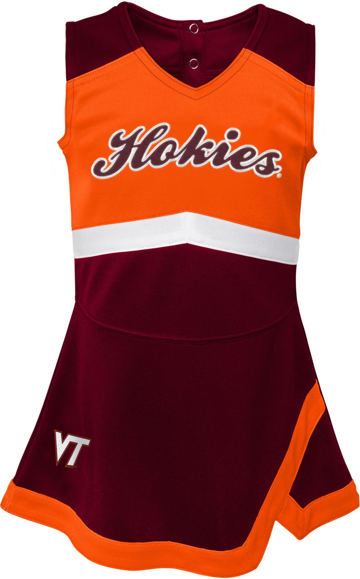 Gen2 Girls' Virginia Tech Hokies Maroon Cheer Dress