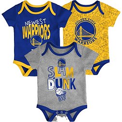 Youth Gold Golden State Warriors Double Dribble Reversible Packable Full-Zip  Puffer Jacket