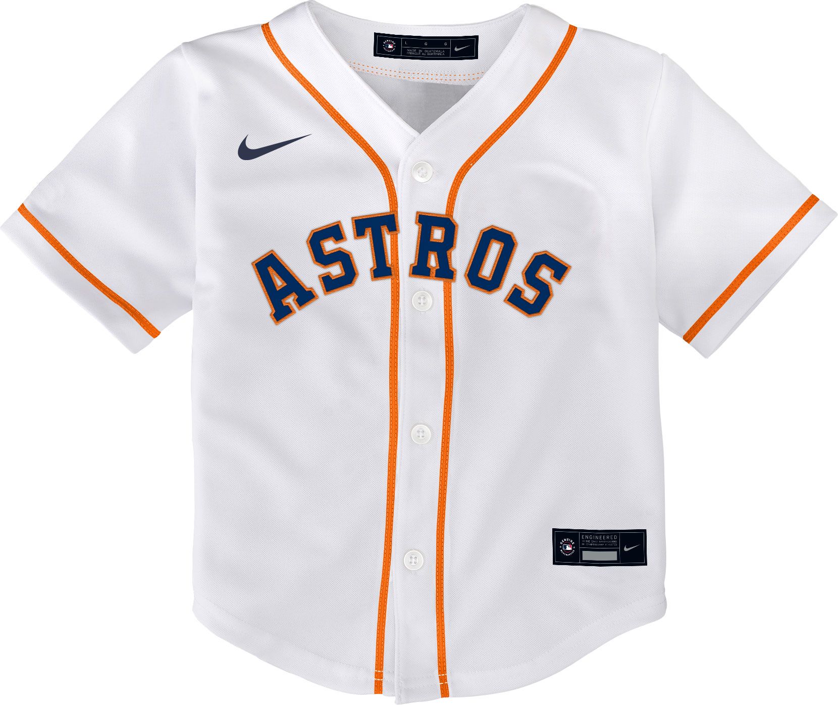 Nike Toddler Houston Astros White Cool Base Home Team Jersey