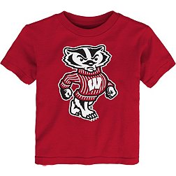 Gen2 Toddler Wisconsin Badgers Red Mascot T-Shirt