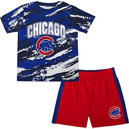 MLB Team Apparel Youth 4-7 Chicago Cubs Blue 2-Piece Set