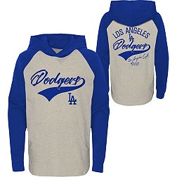 MLB Team Apparel Youth Los Angeles Dodgers Royal Bases Loaded Hooded Long Sleeve T-Shirt