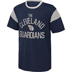 MLB Team Apparel Youth Cleveland Guardians Navy Home Run T-Shirt