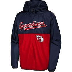 MLB Team Apparel Youth Cleveland Guardians Colorblock Grand Slam Hoodie