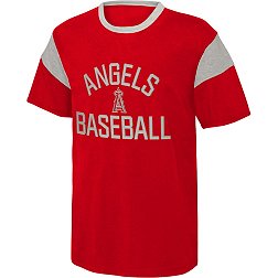 MLB Team Apparel Youth Los Angeles Angels Red Home Run T-Shirt