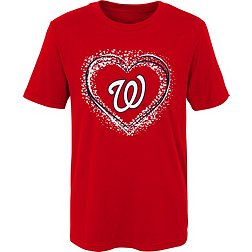 MLB Team Apparel 4-7 Washington Nationals Red Heart Shot T-Shirt