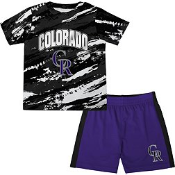 Colorado Rockies Solid Youth Performance Jersey Polo, Youth MLB Apparel