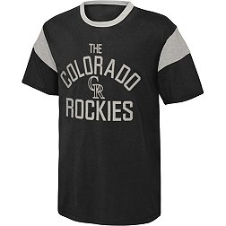 MLB Team Apparel Youth Colorado Rockies Black Home Run T-Shirt