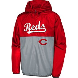 MLB Cincinnati Reds Adult Colorblocked Hooded