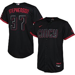 Nike Youth Cincinnati Reds City Connect Tyler Stephenson #37 Cool Base Jersey