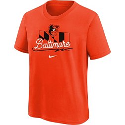 Stitches Youth Baltimore Orioles Orange Tie Dye T-Shirt