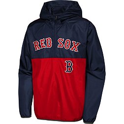 MLB Team Apparel Youth Boston Red Sox Colorblock Grand Slam Hoodie