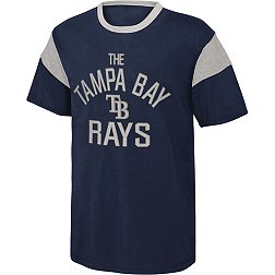 MLB Team Apparel Youth Tampa Bay Rays Navy Home Run T-Shirt