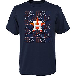 MLB Team Apparel Youth Houston Astros Navy Letterman T-Shirt