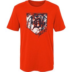 Detroit Tigers Pullover Baseball Jersey Performance T Shirt Youth Large  16-18